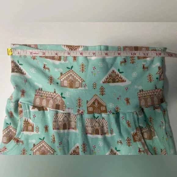 Cozy Christmas Pants w/ Gingerbread xmas Town Design - Picture 3 of 9